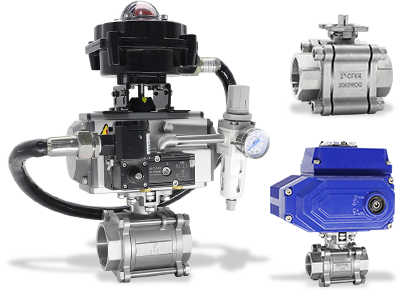 高平臺絲扣球閥系列(氣電動)